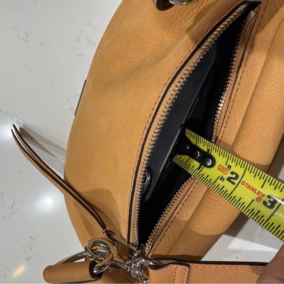 Rebecca Minkoff Bree Belt Bag - Honey Nubuck Suede Leather - Picture 13 of 16